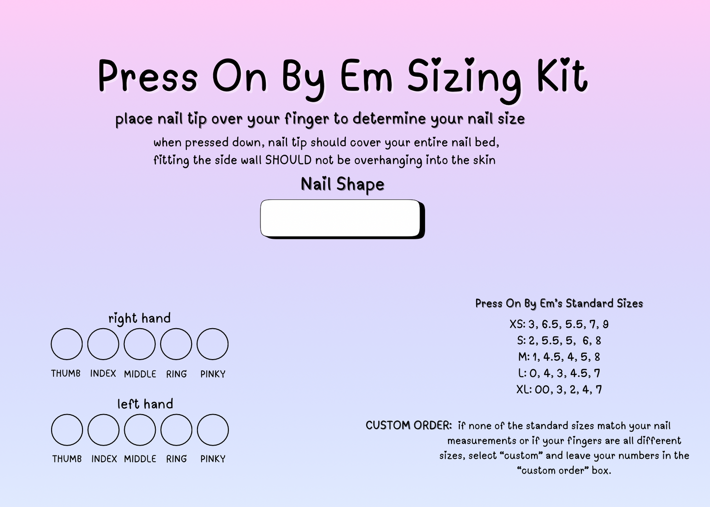Sizing Kit